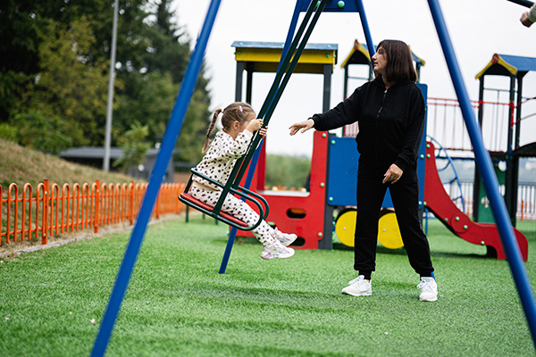 Children outdoor play center